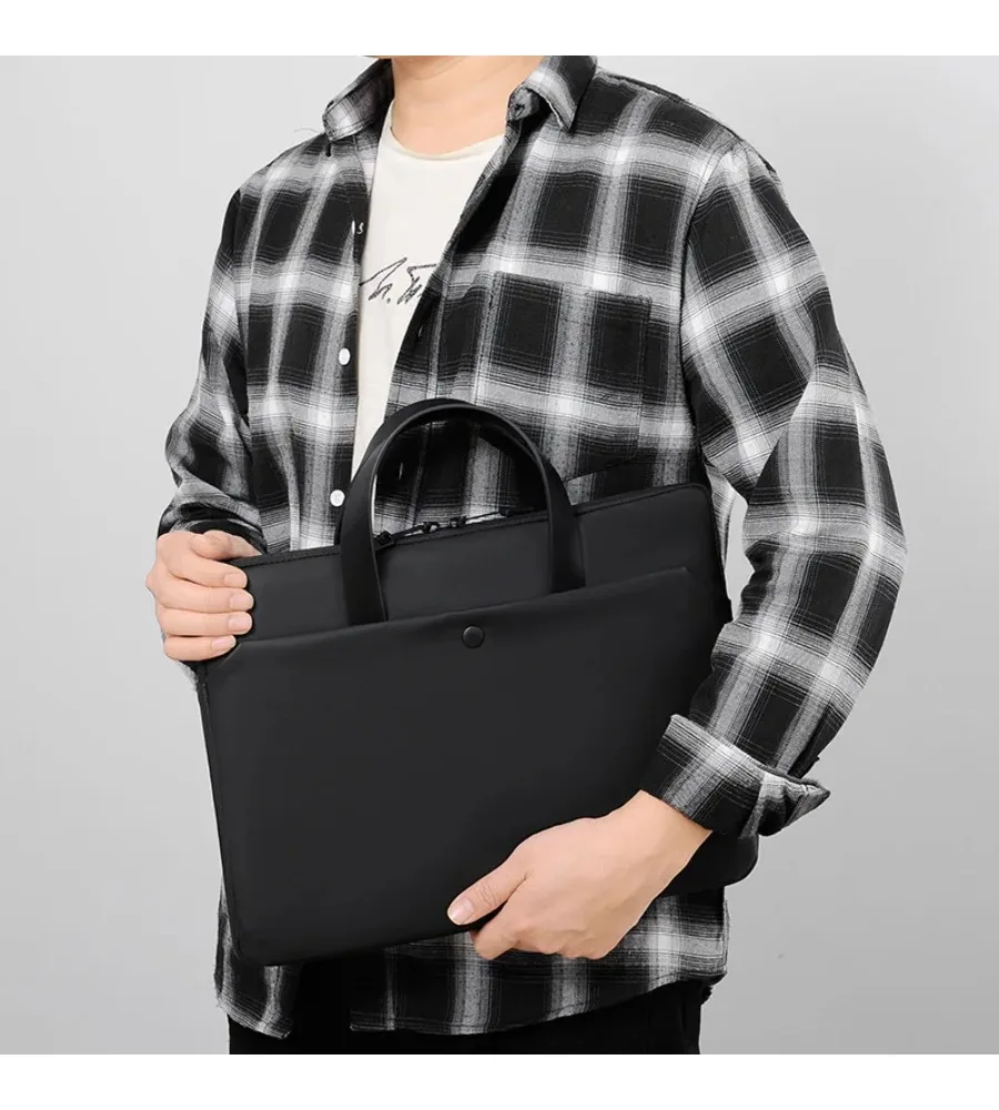 Made of Oxford cloth this 14 inch briefcase is lightweight and portable for business trips and daily use