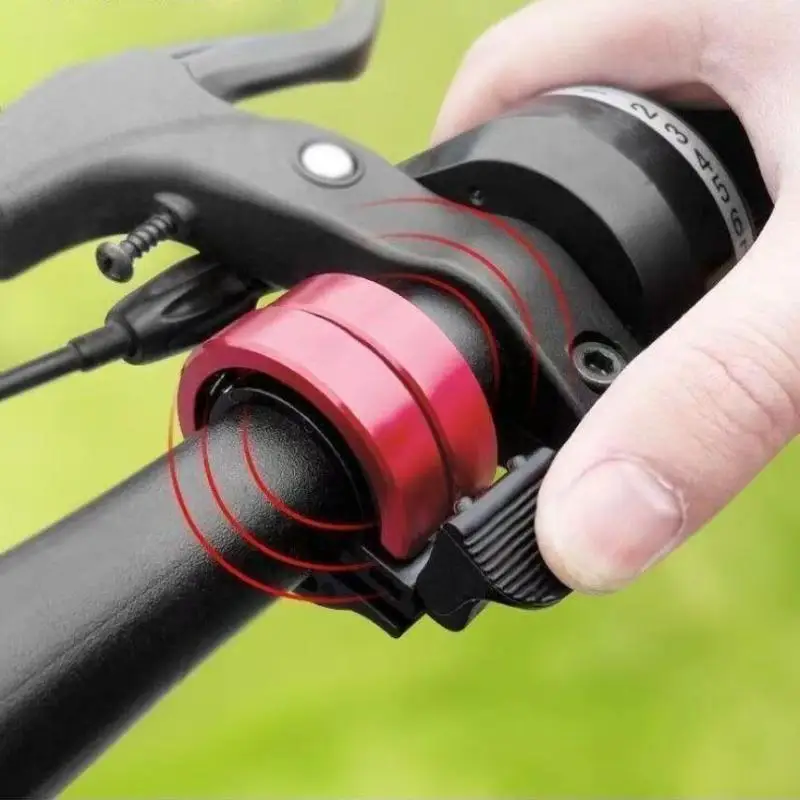 1Pcs Aluminum Alloy Invisible High-Pitched Bicycle Bell High-Quality Sound Suitable For Mountain Bikes And Road Bikes