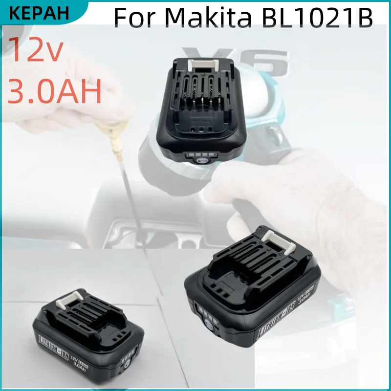 🔋 Для Makita 12 В 3000 мАч аккумулятор BL1021B BL1041B BL1015B BL1020B BL1040B BL1015 перезаряжаемая батарея для электроинструментов 🔋 Для Makita 12 В 3000 мАч аккумулятор BL1021B BL1041B BL1015B BL1020B BL1040B BL1015 перезаряжаемая батарея для электроинструментов