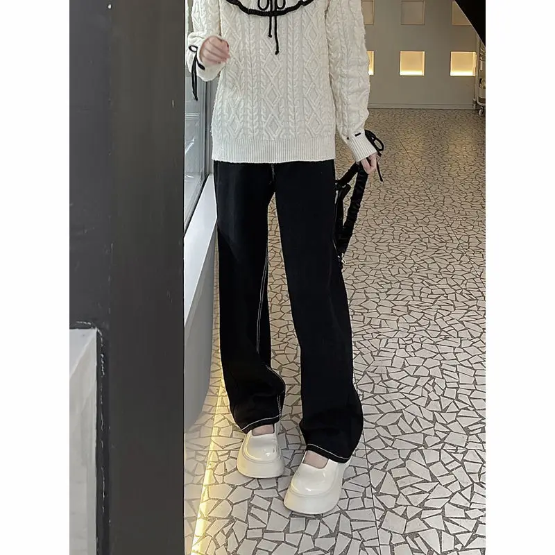 

Винтажная одежда 90-х годов, джинсы-карго, женские джинсовые брюки с рюшами, плиссированные драпированные брюки с разрезом, асимметричные детали, модные боковые брюки