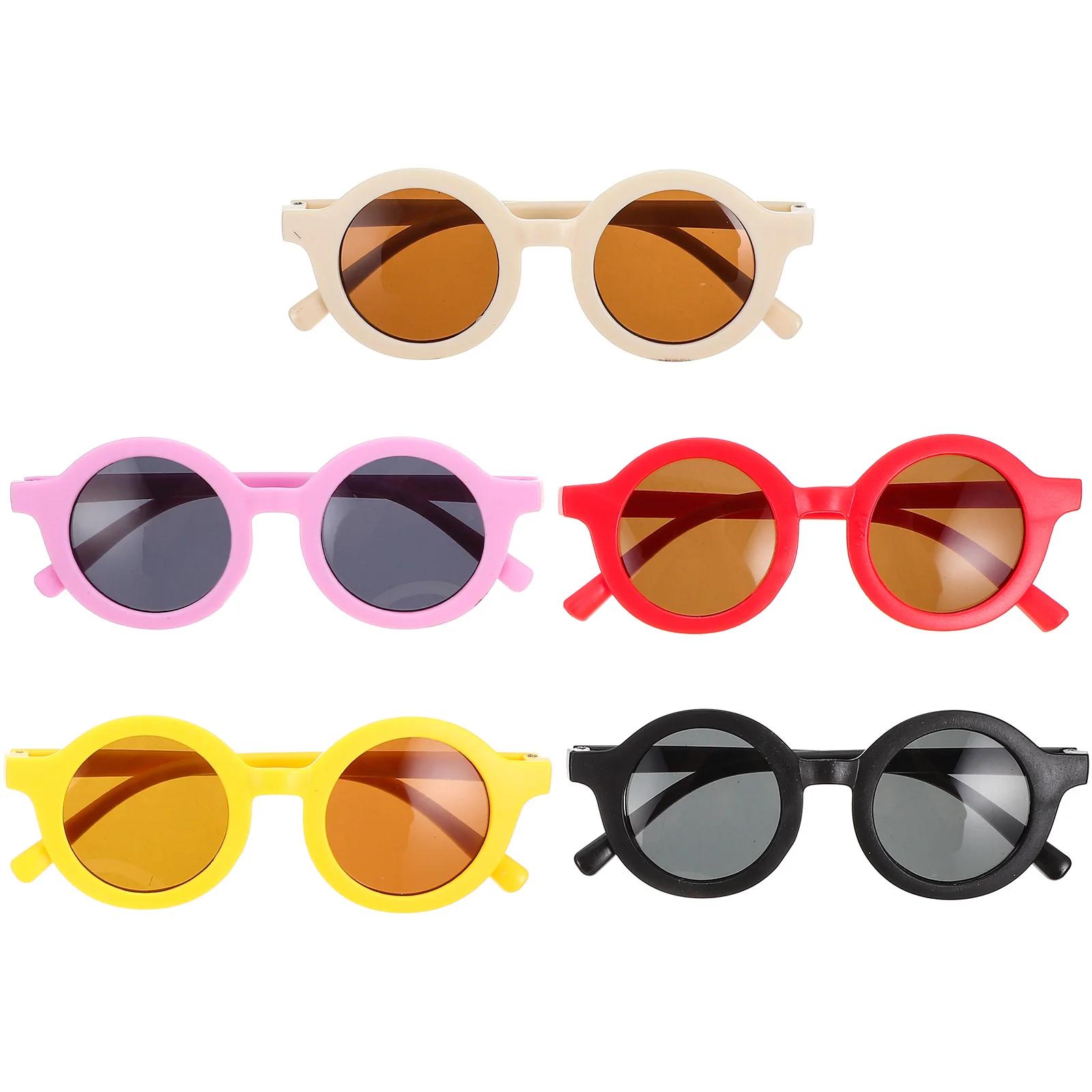 

5 шт. детские солнцезащитные очки, красочные вечерние очки, реквизит с защитой от ультрафиолета для детского дня рождения, фестиваля, косплея, легкий вес