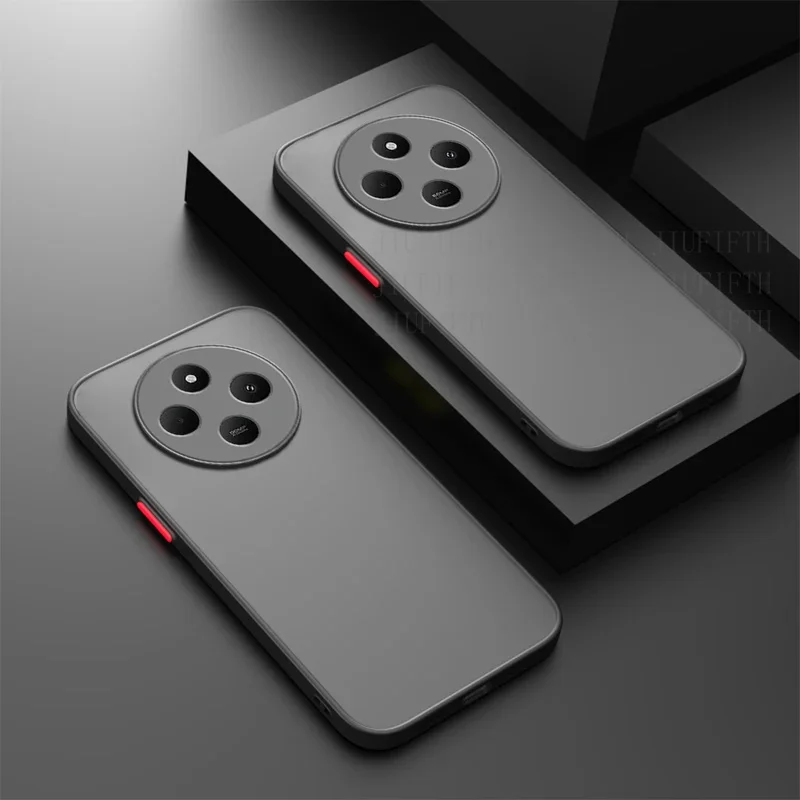 Shockproof armor matte on for Xiaomi Redmi 14C 4G case 14R 5G bumper silicone phone cover Xiomi little Poco C75 cases C 75 Capa