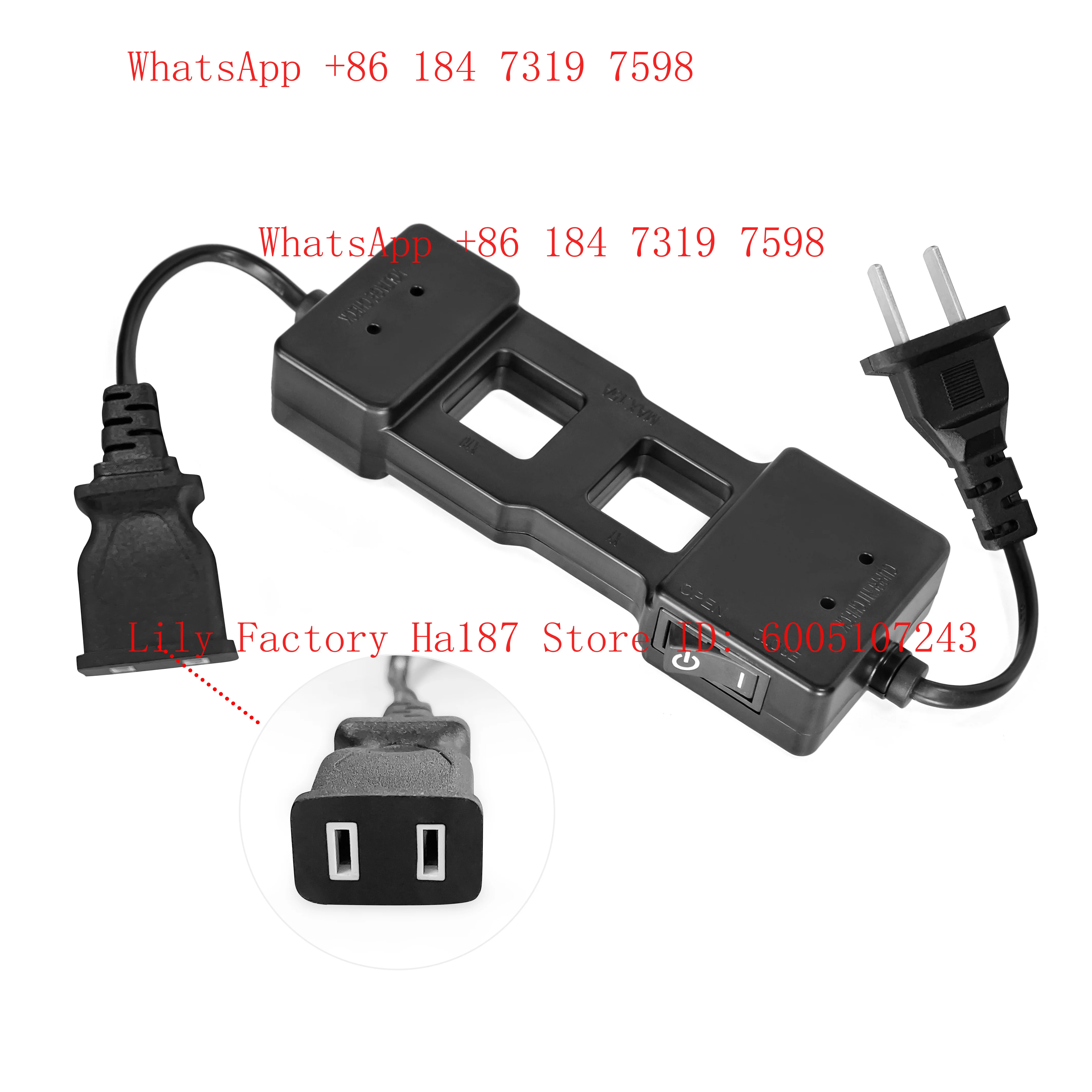 7400A Line Splitter - 15A Max AC Voltage/Current Measurement, Clamp Ammeter Accessory for Insulated Cable Testing