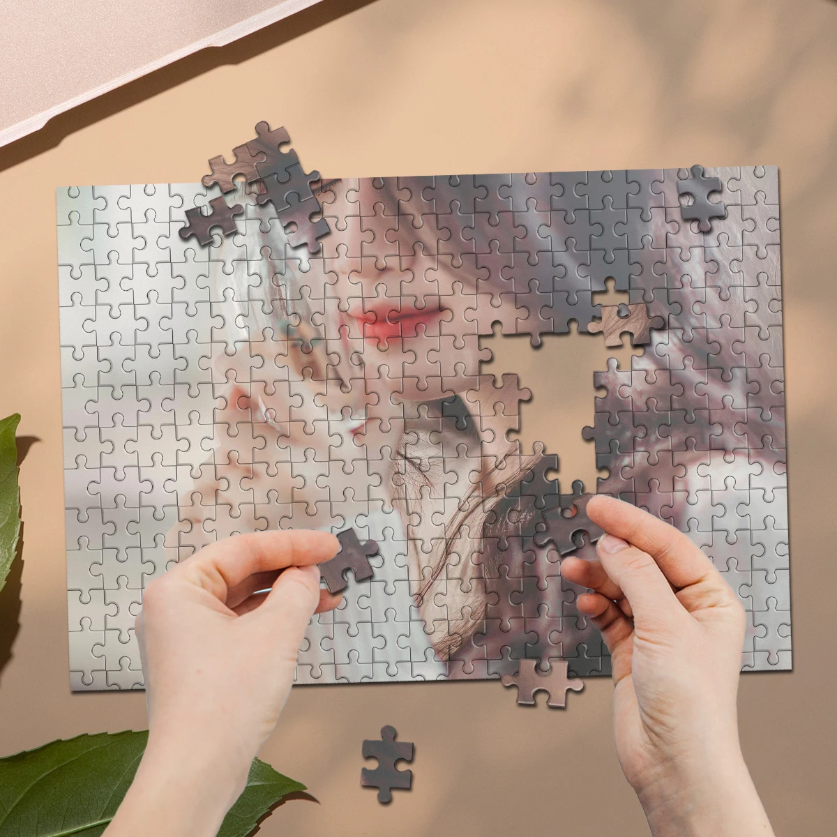 35/300/500/1000pcs Personalized Custom Photo Puzzle photo Puzzle Ideal Gifts For Him Her Family Friends Children