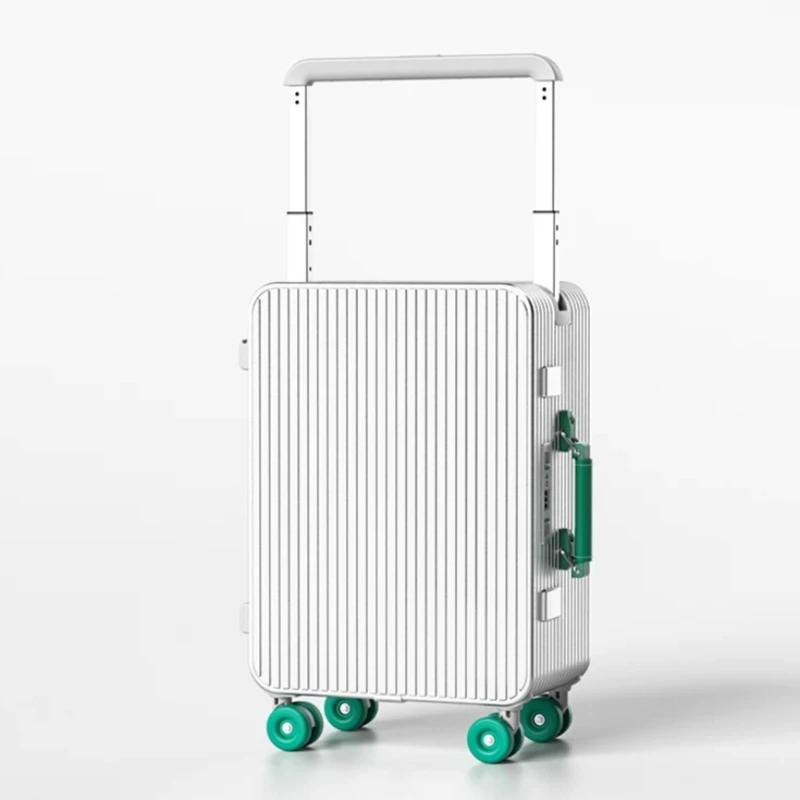 

All Aluminum-magnesium Alloy Suitcase High Quality Travel Rolling Luggage Wide Trolley Case TSA Lock 20inch Boarding Carry-on
