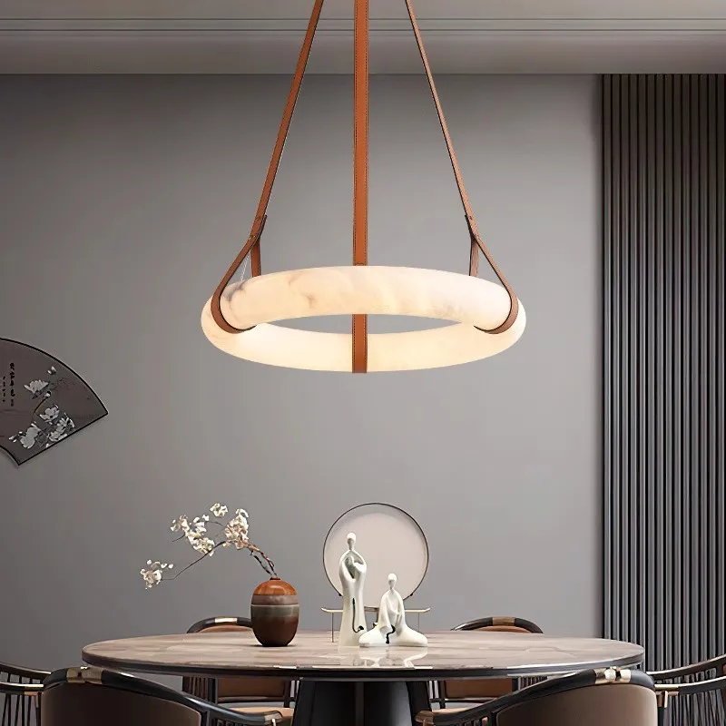 

Modern Home Design Bracelet Led Pendant Lamp for Living Dining Table Conference Room Simple Line Texture Hanging Light Fixture