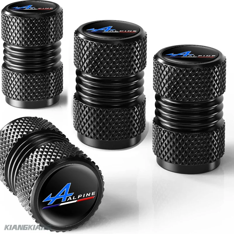 

4pcs Metal Car Wheel Tire Valve Caps Stem Case Covers Accesso For Alpine A290 GTS A110 Espace Austral Duster Lodgy Spring Koleos