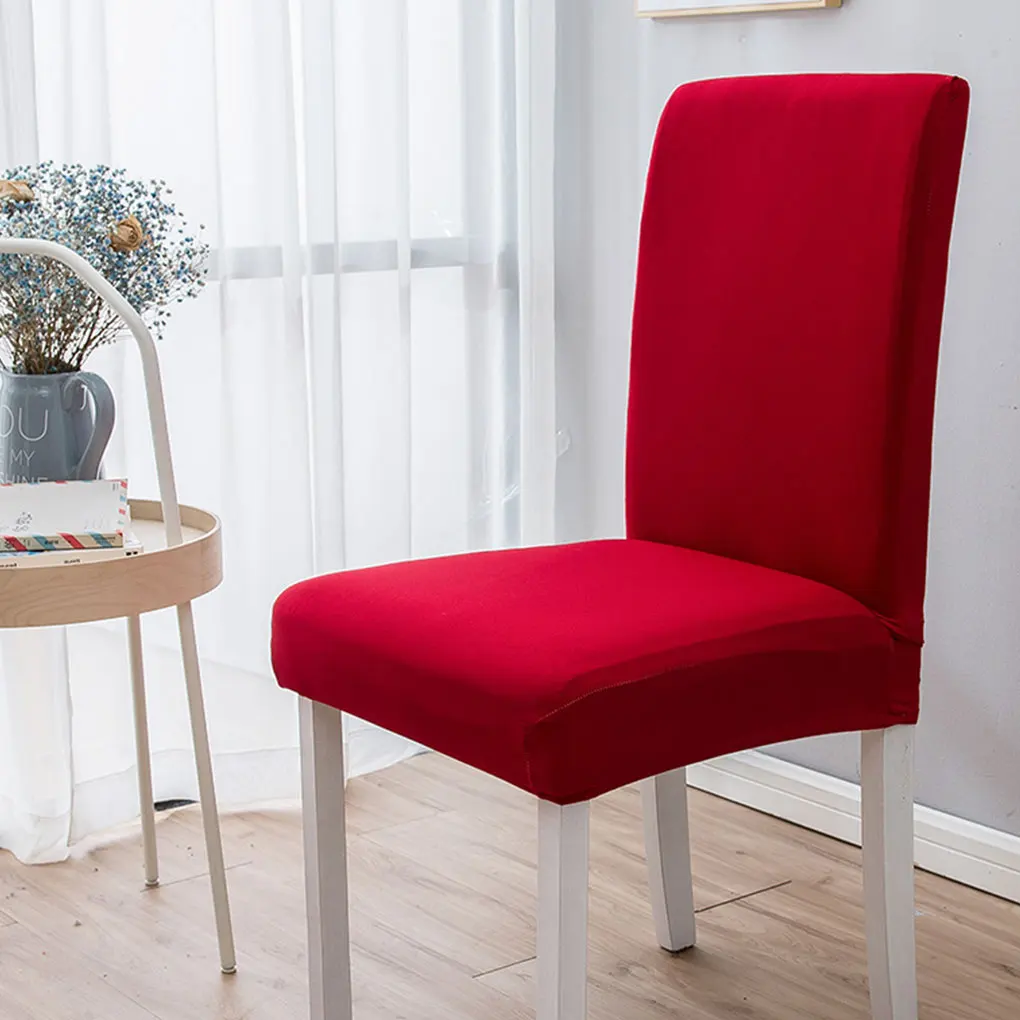 

6 шт./компл. полиэстеровый чехол на стул, не подходящий, прочный и простой в обслуживании, универсальный размер, чехлы на стулья