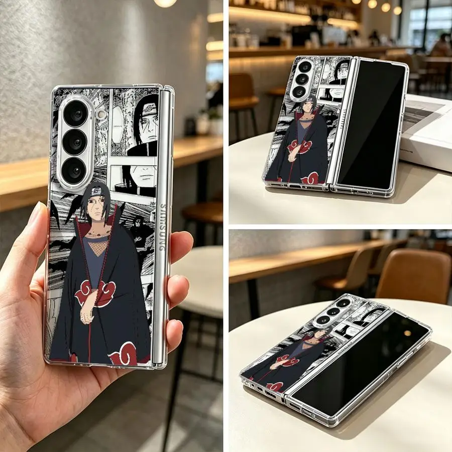Case for Samsung Galaxy Z Fold 8 Ultra ZFold5 ZFold7 ZFold3 Z Fold 7 6 5 4 3 ZFold6 ZFold4 Soft Phone Cover Anime N-arutos cool
