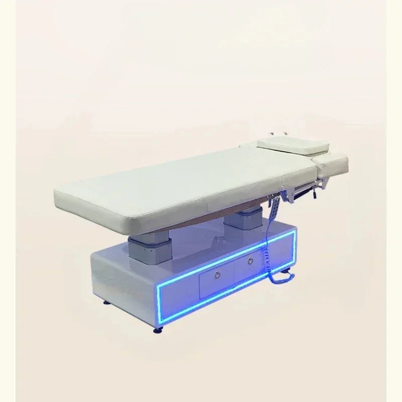 A High-end electric beauty bed, spa massage treatment bed for beauty salons, lifting medical beauty facial bed