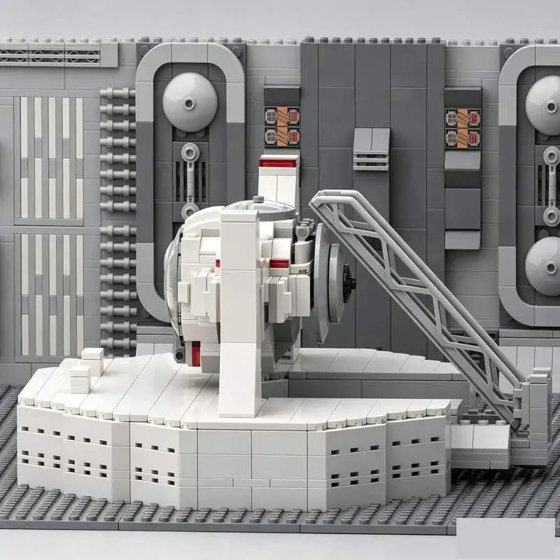 3068 Parts Sci-Fi Training Station Simulator Model MOC Custom Building Blocks DIY Creative Assembly Technical Toy Popular Gifts