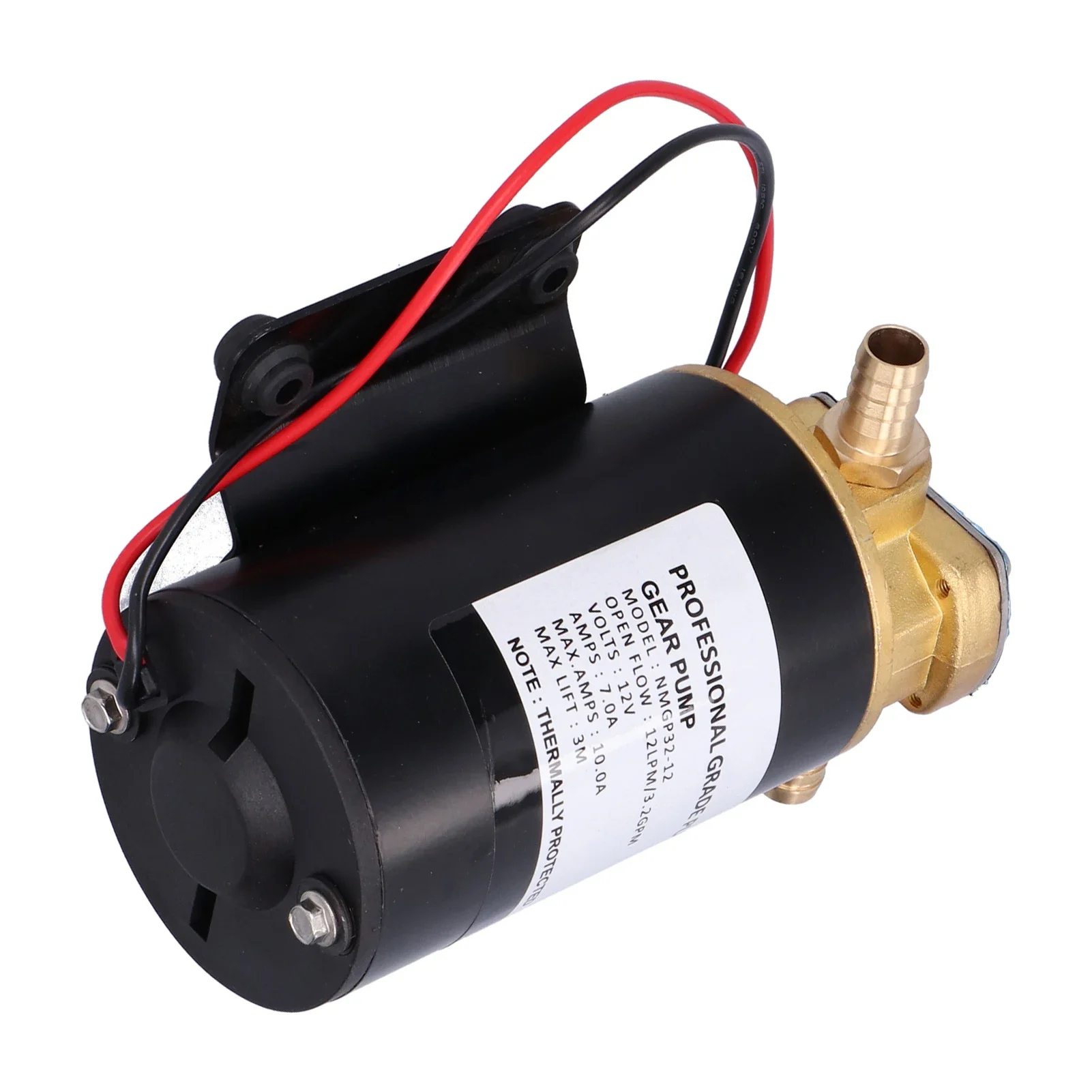Pompa del carburante a ingranaggi con impeller 12V 12LPM autoadescante 9,8 piedi per acqua//carburante/scavenge/trasferimento olio Pompa a ingranaggi 12V Pompa di trasferimento olio