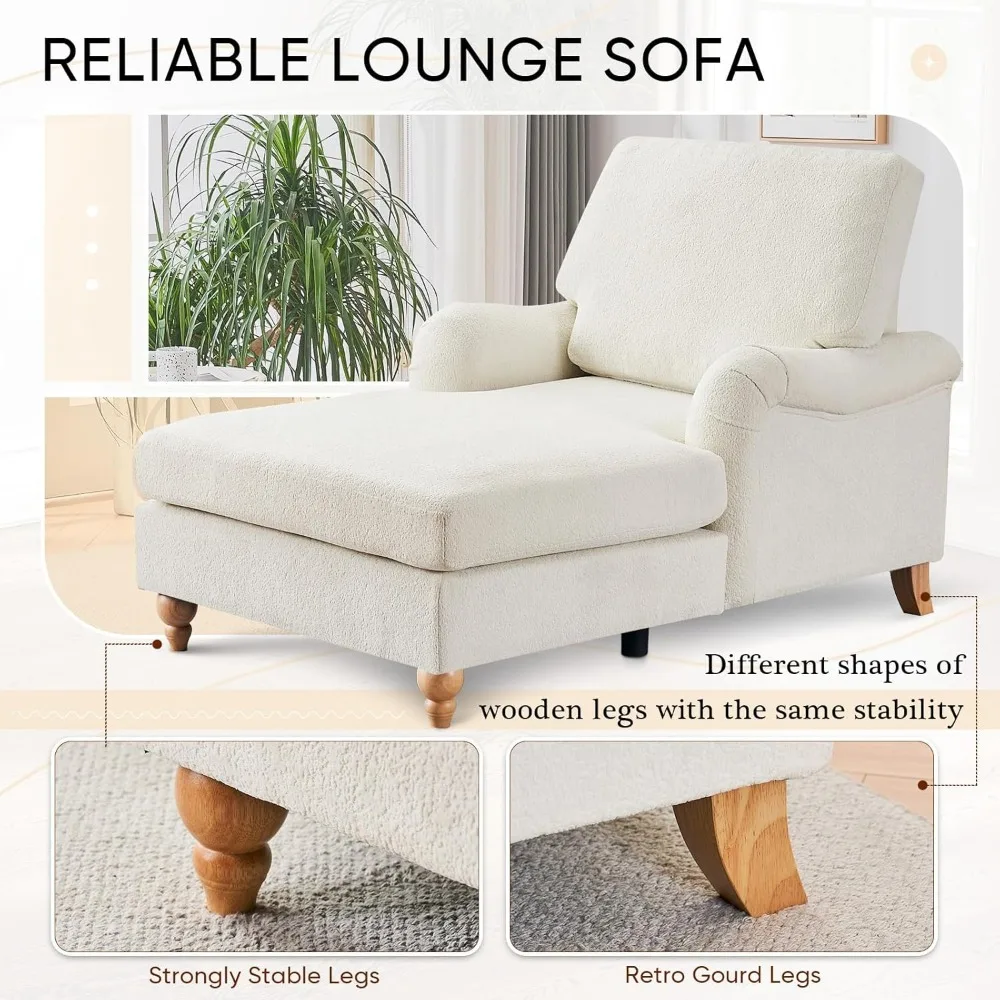 Adjustable Backrest Modern Upholstered Chenille Sofa Recliner Sleeper Chair Bed Rolled Arm Leisure Furniture