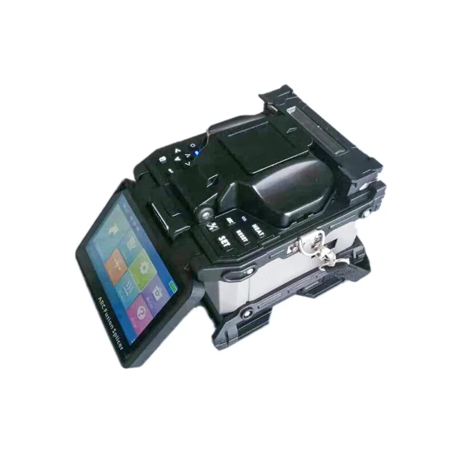 ST3100A fusion splicer ftth 6 motor Spanish fiber fusion arc core alignment