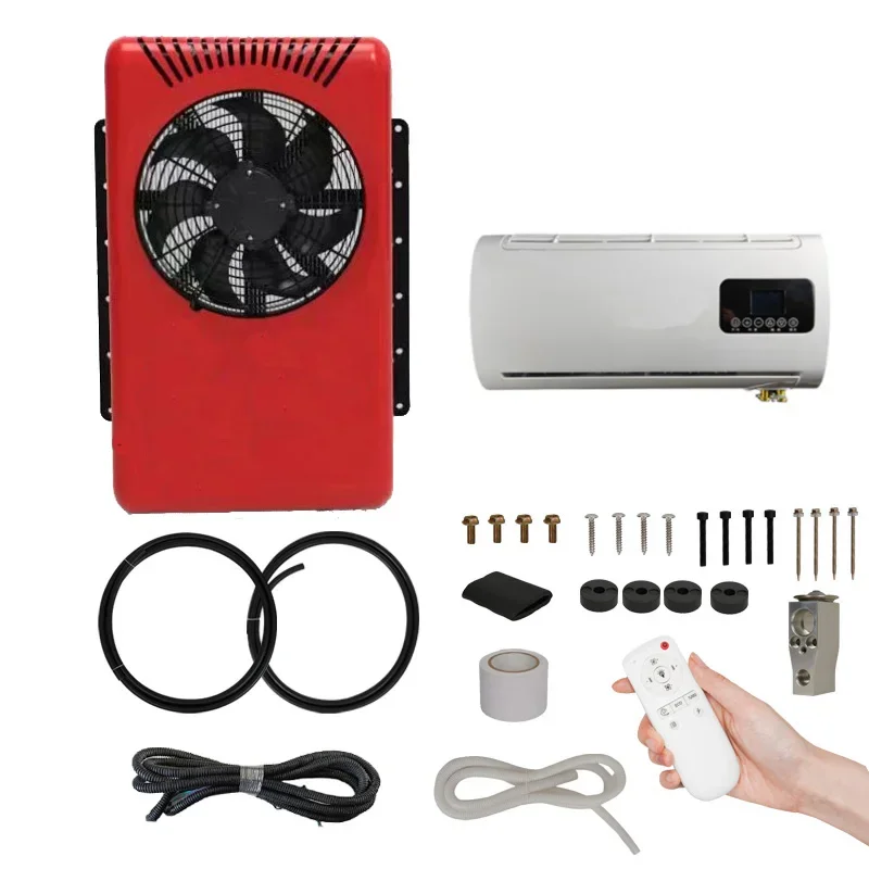 

Top Sale Universal Inverter 12v 24v Dc Split Parking Air Conditioning Sleeper Split air Cooler for Car Truck Factory Wholesale