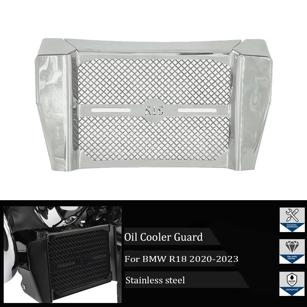

Motorcycle Water Tank Radiator Grill Oil Cooler Guard Grille Protection Cover Suitable for BMW R18 2020 2021 2022 2023