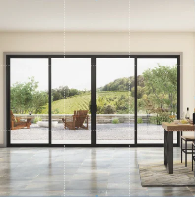 

Ultra Clear Insulated Aluminium Glass Lift Sliding Door Profile
