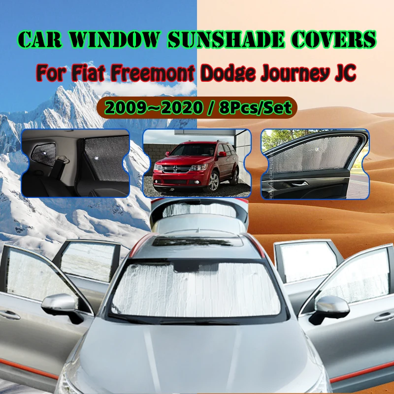 For Fiat Freemont Dodge Journey 2009~2020 2010 2012 Car Window Windshield Sunshade UV Reflector Sun Shade Visor Auto Accessories