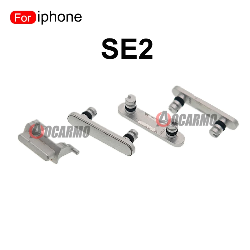 Side Key Volume Up Down Power On Off Button Replacement Part For iPhone SE2 2nd generation