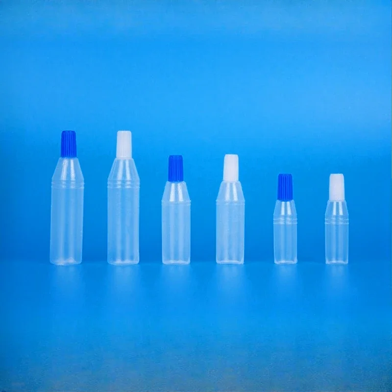 500 個 2 ミリリットル 5 ミリリットル 8 ミリリットルビーカードロッパー液体サブパッケージボトルエッセンス液体小さな点眼ボトル卸売