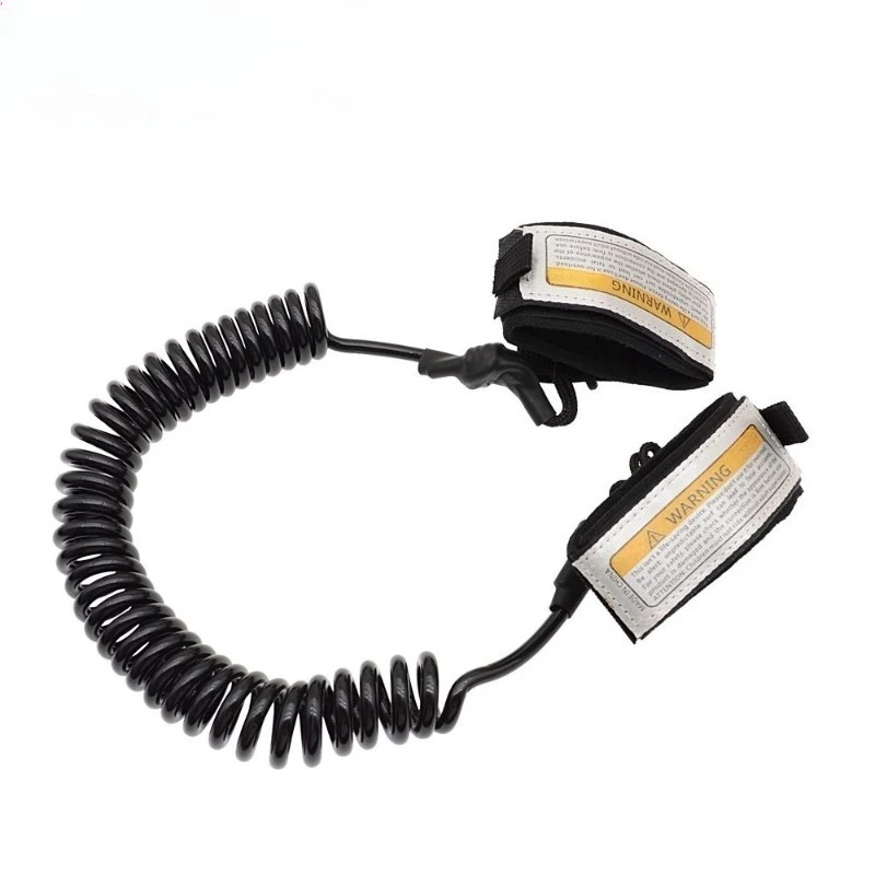 2PCS TPU spring with submersible rope underwater operation submersible rope anti-lost rope scuba diving 3M elastic connecting