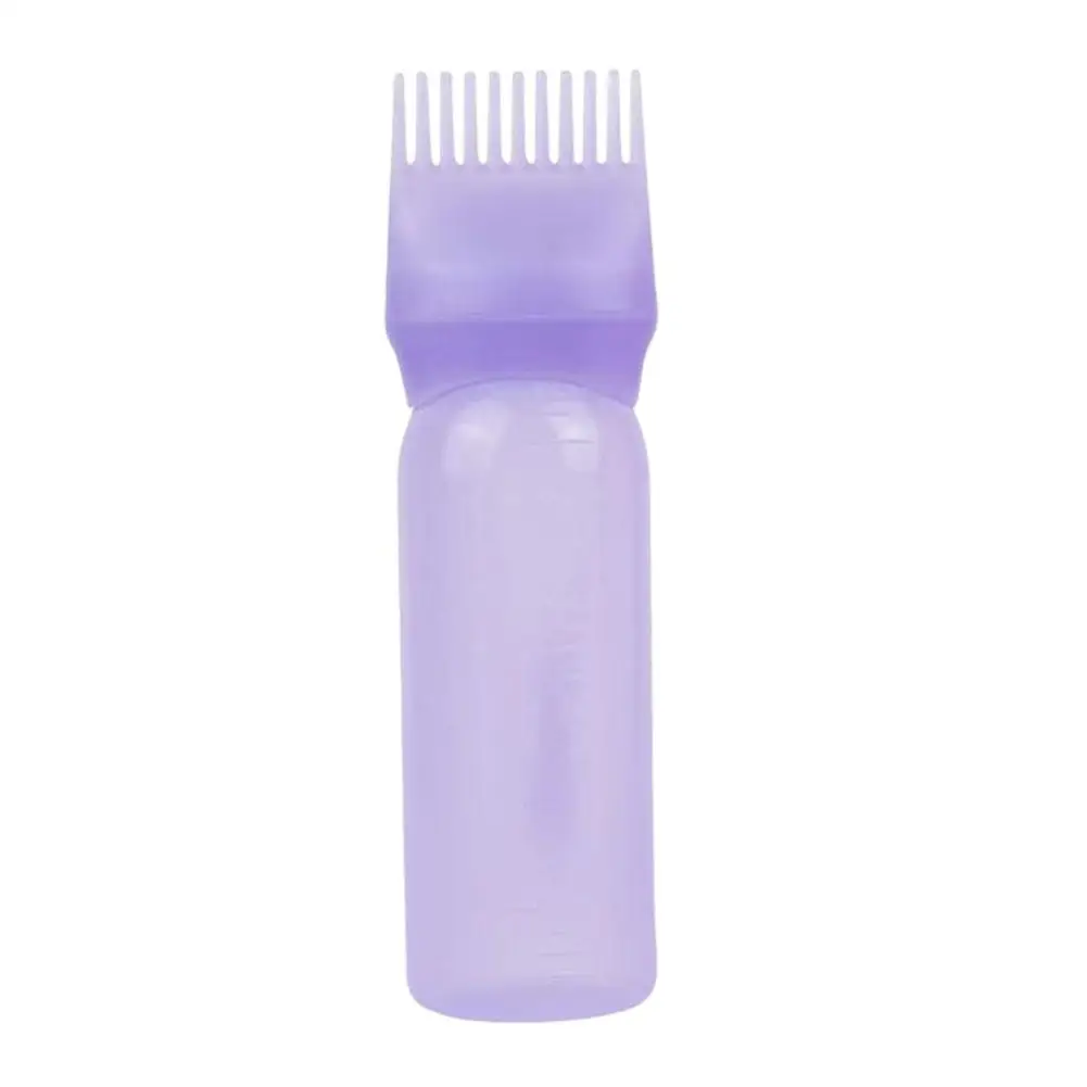 120ml Hair Dye Refillable Bottle Applicator Comb Multicolor Dispensing Plastic Salon Hair Hairdressing Styling Tool Oil Col B3M5