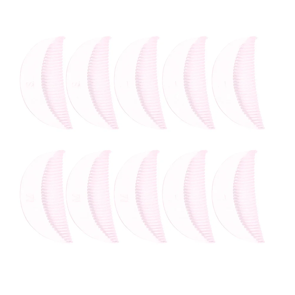 10 paar Wimpern Dauerwelle Kit Silikon Pads Wiederverwendbare Lash Lift Werkzeug Längere Dicker Wimpern Augen Make-Up Wimpern Dauerwelle Kit