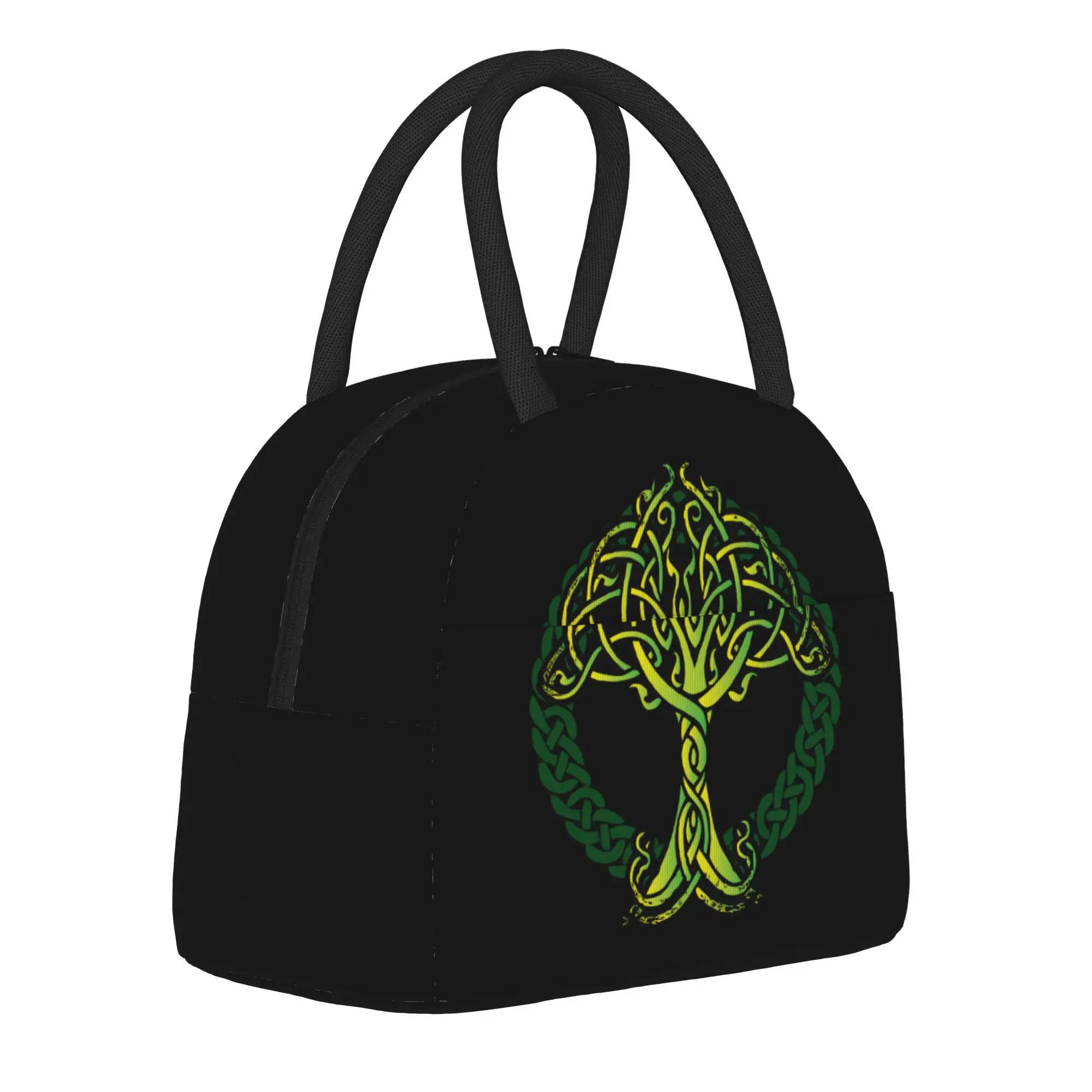 

Термосумки для обедов Knotwork Tree of Life, большие термосумки-контейнеры Vegvisir, термосумки-тоуты, ланч-боксы, сумки для хранения еды на работу