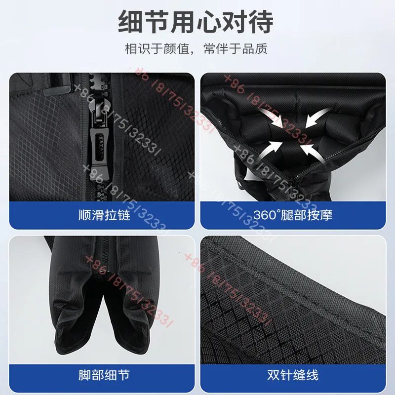 Cross-border New Leg Air Pressure Massage Pants Pneumatic Compression Massager Thigh Foot Physiotherapy Device For Muscle Relief