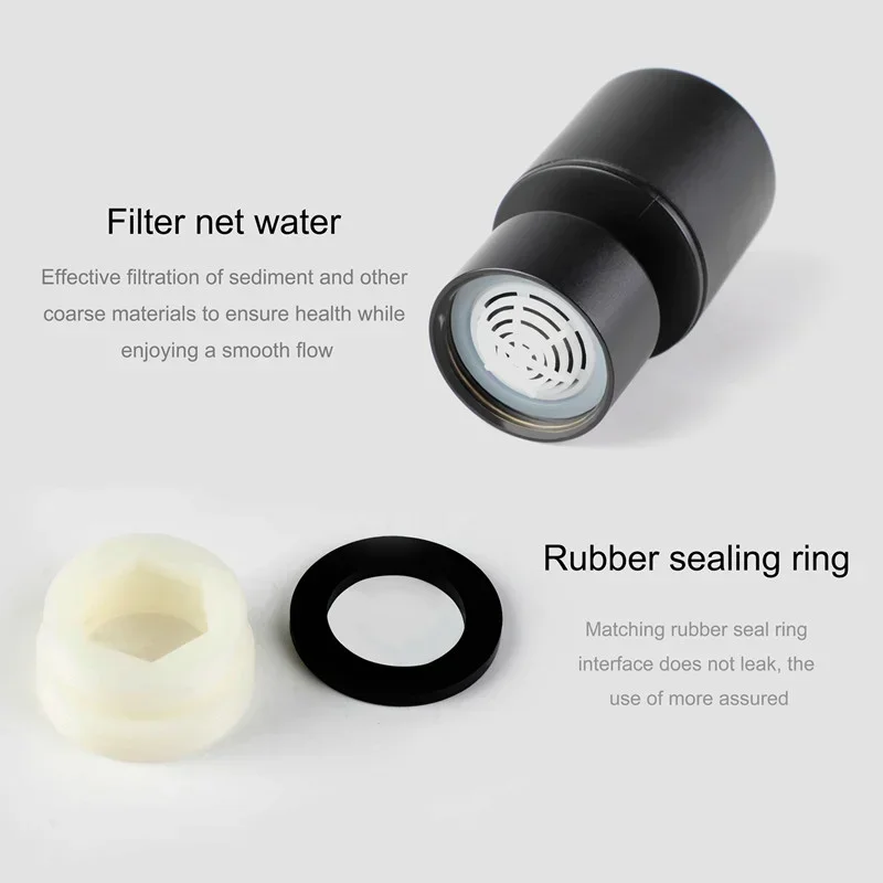 Mini Kitchen Faucet Aerator Flexible 360 Degree Swivel Tap Water Saving Faucet Nozzle Sprayer Taps 2 Modes Head Sink Mixer