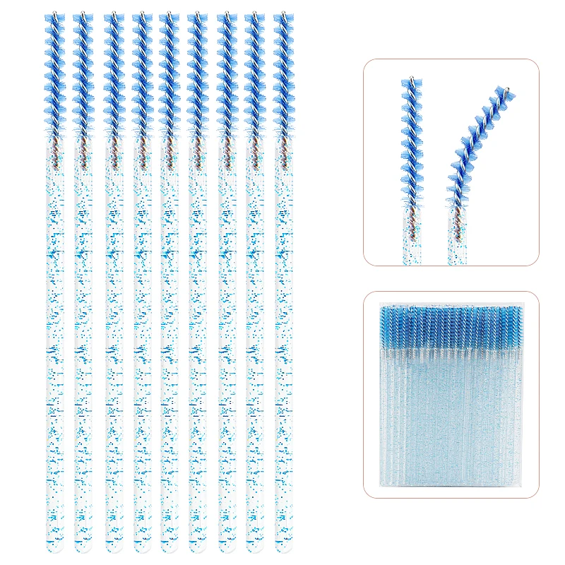 50 stücke Einweg Make-Up Pinsel Wimpern Microbrush Mascara Wands Kosmetik Applikator Augenbraue Micro Pinsel Lash Verlängerung Liefert