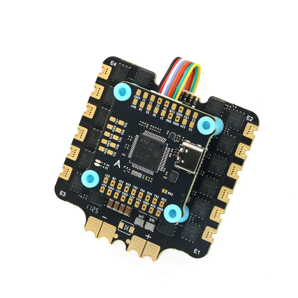 SoloGood F722 80A pile ICM42688P F722 contrôleur de vol BLHELI_S 80A 4in1 ESC 30.5X30.5mm 2-8S pour pièces de Drones Freestyle FPV