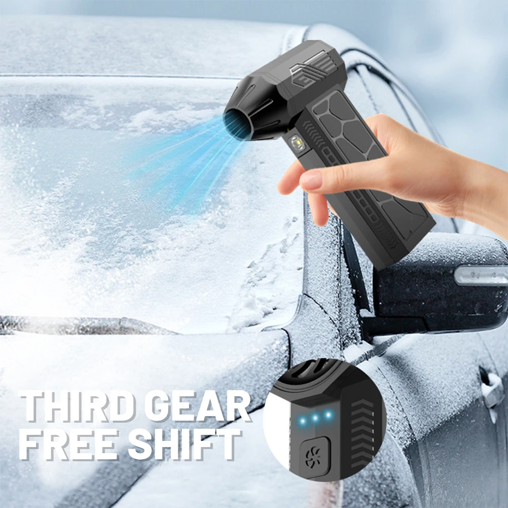 Mini Turbo Jet Fan 130000 RPM Strong Winds 50m/s Turbo Violent Fan Powerful Blower Handheld Duct Fan Air Duster Blower