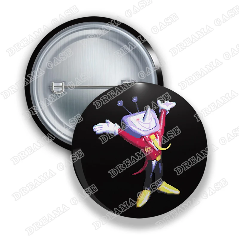 لعبة شعبية شارات Deltarune للإكسسوارات Spamton Tenna Ralsei Kris Susie Undertale زر بروش دبابيس المشجعين الأصدقاء الهدايا