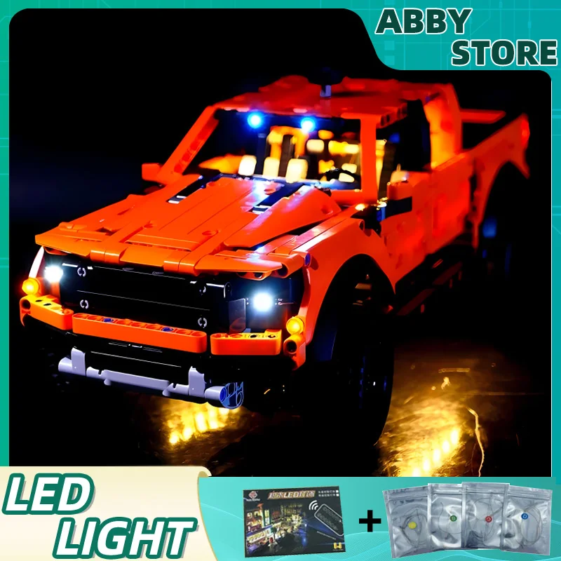 DIY RC LED Light Kit For LEGO 42126 Ford F-150 Raptor   (Only LED Light,Without Blocks Model)