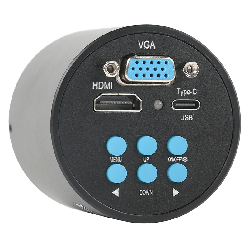 48MP 4K HDMI Type-c SONY IMX678 Sensor Digital Industrial Video Microscope Camera Magnifier 130XZoom Mount Lens 56 LED Light Set