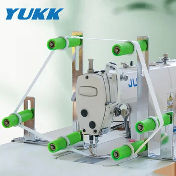 Macchina da cucire supporto per telaio elastico cintura elastica tirare pantaloni telaio in vita tirare indietro dispositivo attività premendo staffe Rulber