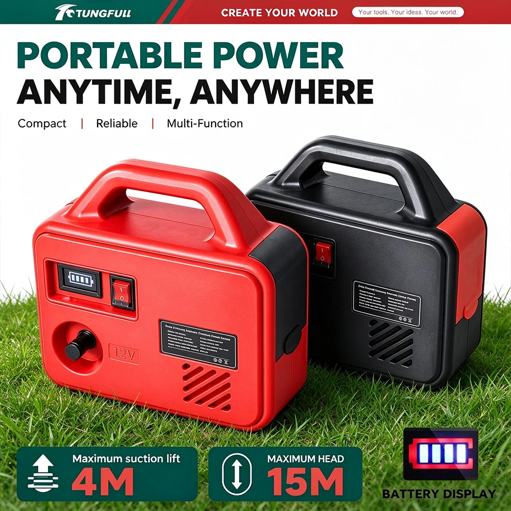 Portable Electric Water Sprayer Lawn Sprinkler Cordless Self-Priming Water Pump for Garden Irrigation Outdoor Watering