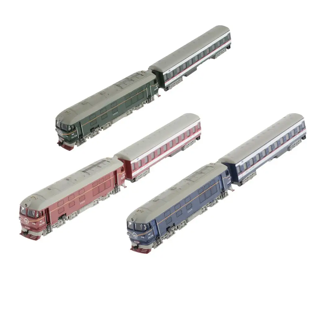 

Simulated 1:87 HO Scale Toy Pull Back Train for Mini Landscape Children