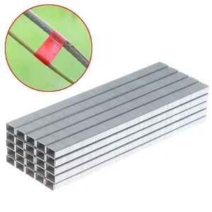 10000 قطعة / حزمة Tapetool Tapener ربط كليب دبوس مسمار الشريط أداة المهنية فروم ربط آلة أدوات حديقة الاتصال أعلى 8 مبيعات عقدة كروم - رقم 7