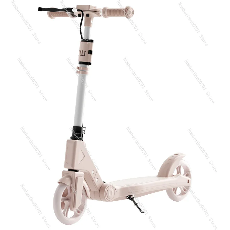 

Lazy walking artifact Adult handbrake scooter City campus Children and adolescents can fold two wheels to work