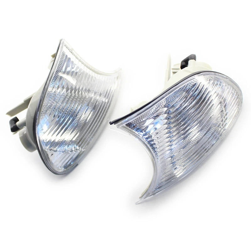 63126904307 63126904308 Car Clear Side Marker Signal Blinker Corner Parking Light Lamp for -BMW E46 3 Series M3 Coupe 1999~2001