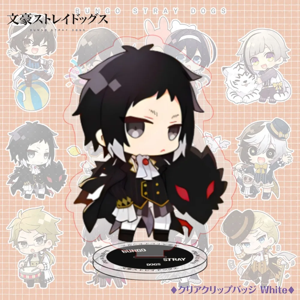 Acrylic Panel Ornaments Acrylic Stand Bungo Stray Dogs Dazai Osamu Oda Sakunosuke Figure Model Plate Desktop Decorate Xmas Gifts