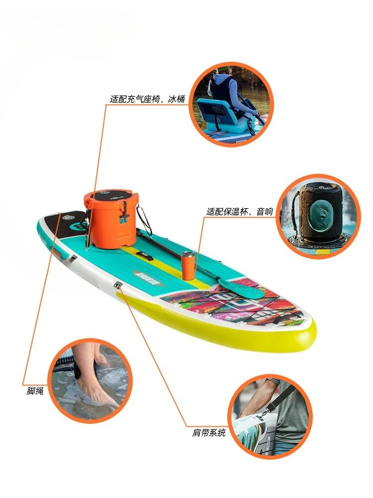 Paddle board sup paddle board water inflatable skateboard sea buoyancy windsurf boat rafting paddle water skiing unpowered
