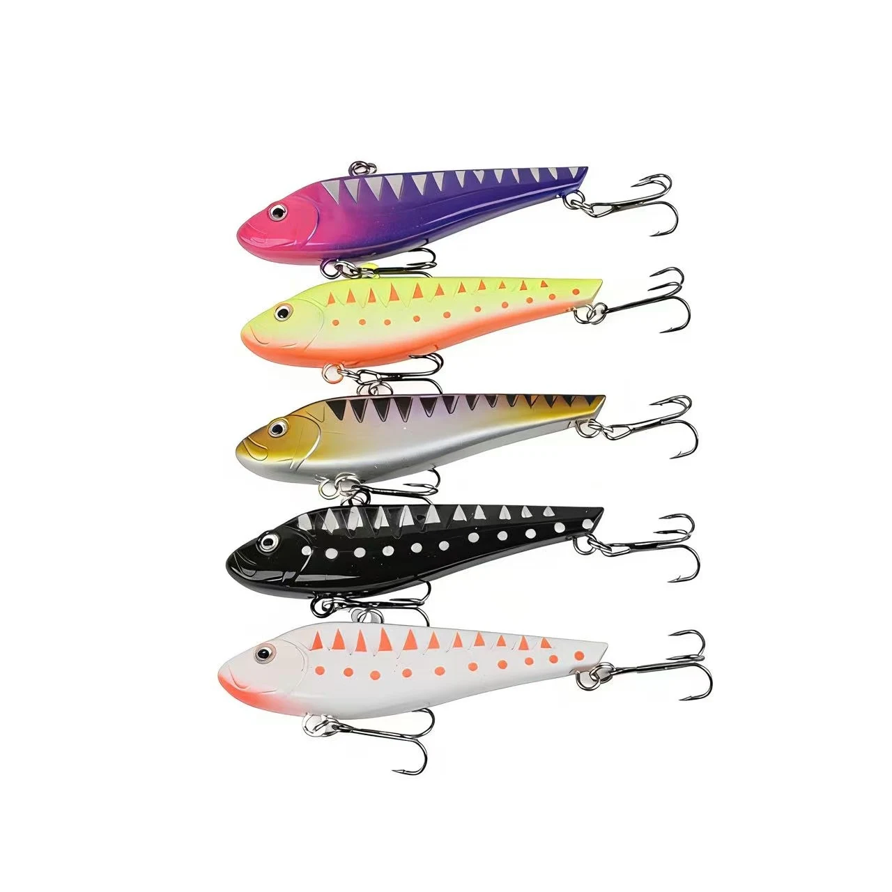 Sinking VIB Fishing Lures 8.5m 25.7g Artificial Plastic Hard Bait Jig Crankbait Built-in lead Vibration Trout Bait For Tackle