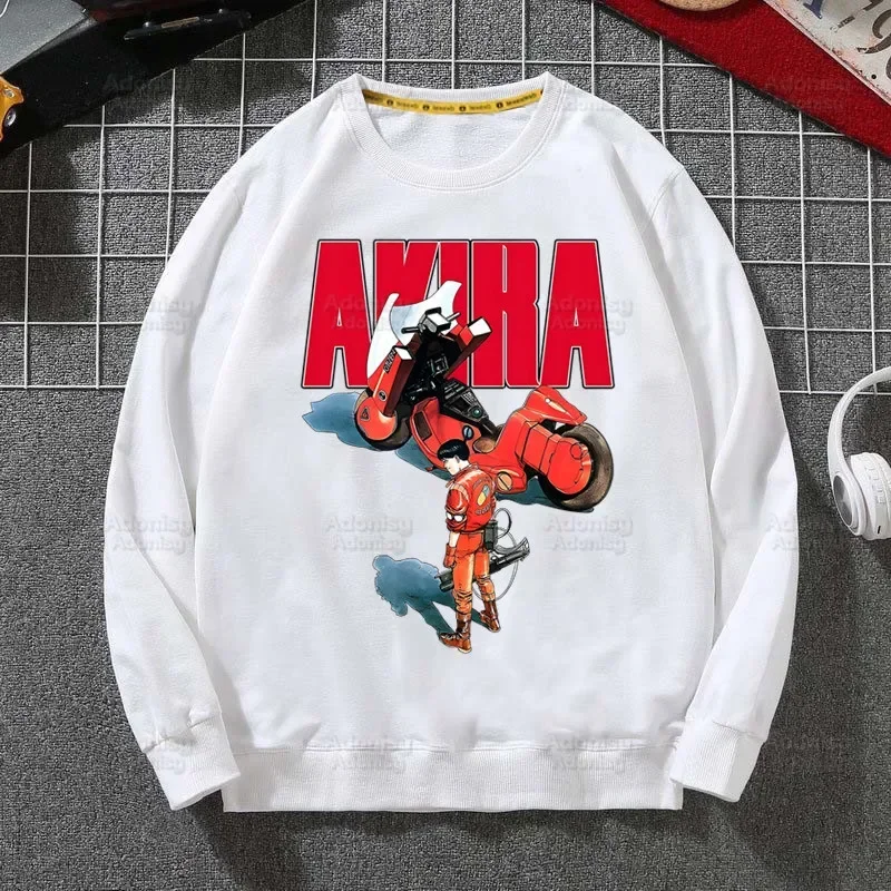 Akira Anime Manga Japanese Hoodies Sweatshirts Men Woman Autumn Neo Tokyo Shotaro Kaneda Winter Hip Hop Hoody Male Casual Tops