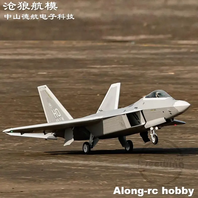 Freewing 80mm EDF F-22 Raptor avion à réaction électrique RC 6S PNP Kit + train d'atterrissage servo rétractable avion EPO modèles RC