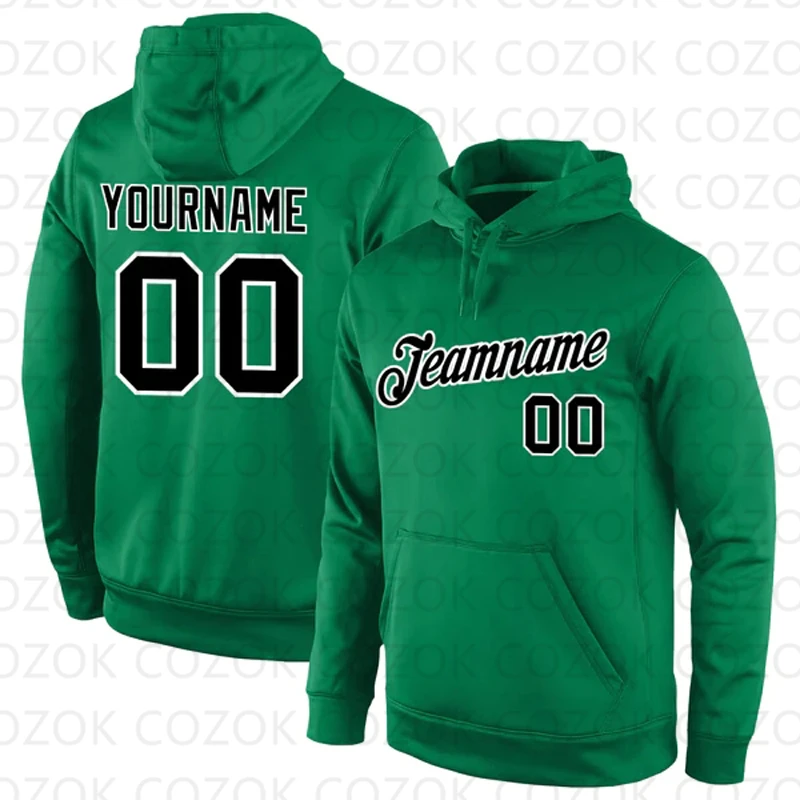 Customized Hoodie Light Green Color Jersey 3D Printed  Unisex Pullovers Hoodie Casual Sweatshirts