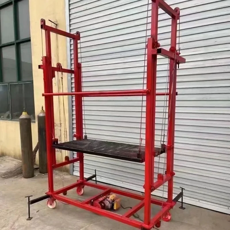 6M Mobile Electric Lifting Scaffold Hydraulic Automatic Scaffolding Elevator for Construction Lifting Scaffold  for Construction