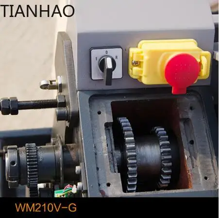 600W Metal Lathe All Steel Lathe Machine with Switch Control High Power Brushless Motor Machine Tool
